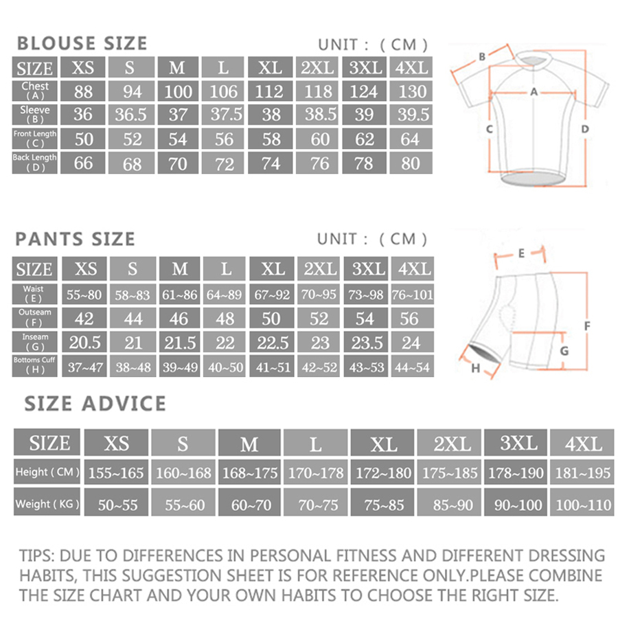 ชุดเสื้อและกางเกงปั่นจักรยานมา - Cycling Bib Shorts บทวิจารณ์และราคา