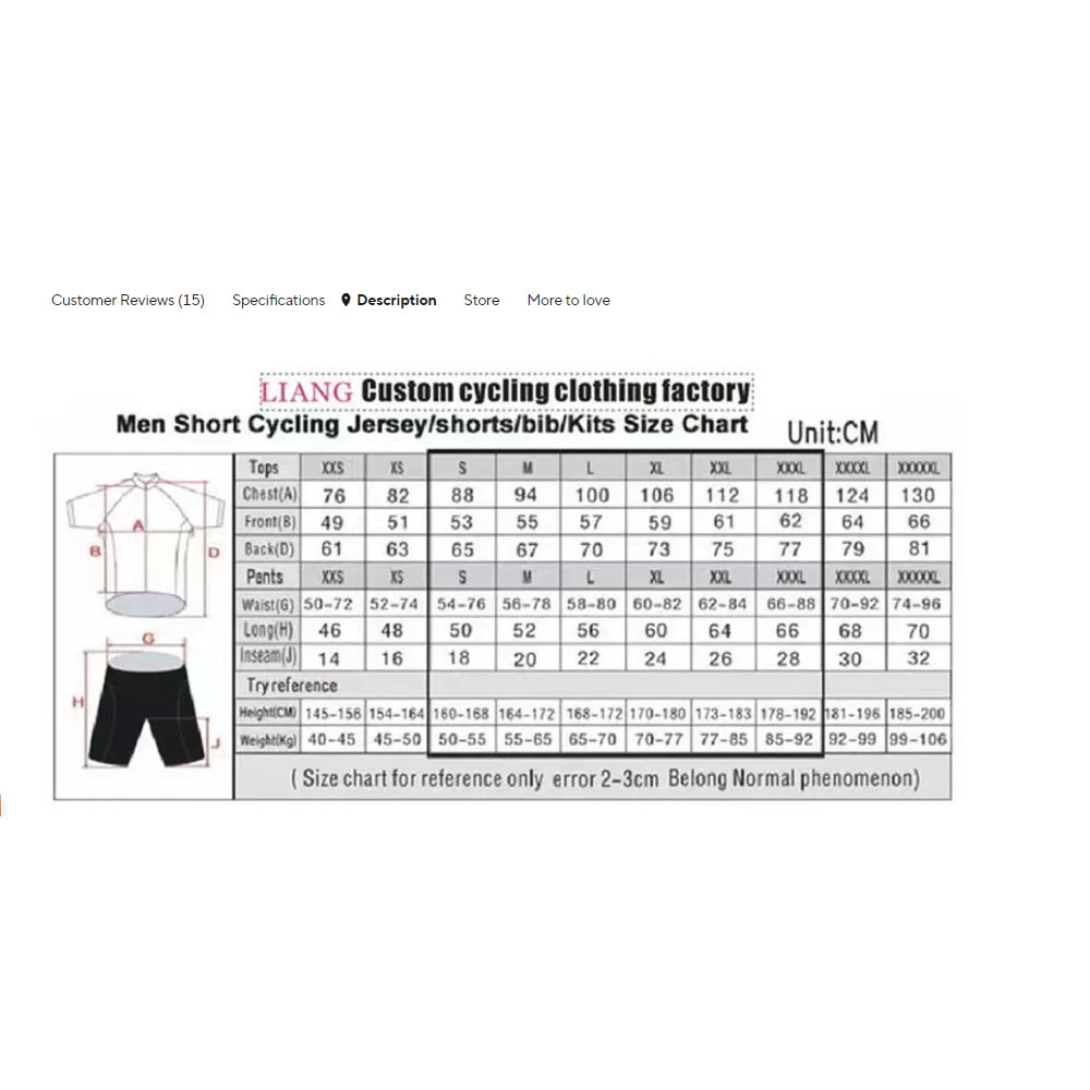 ชุดเสื้อปั่นจักรยาน Aperol 202 - Cycling Gear Jersey บทวิจารณ์และราคา