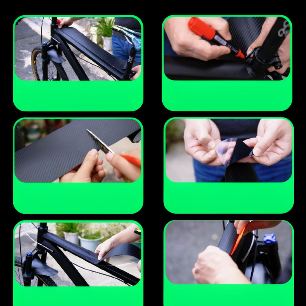 สำหรับสติกเกอร์แผ่นป้องกันเฟรม - Cycling Gear And Equipment บทวิจารณ์และราคา